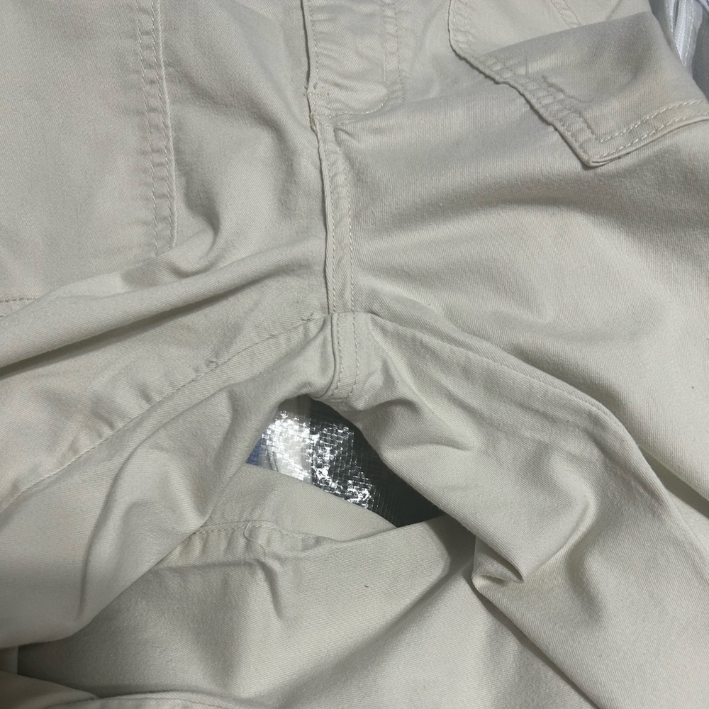 VIP Women's Straight Leg cargo Khaki Jeans with pockets - Picture 6 of 10